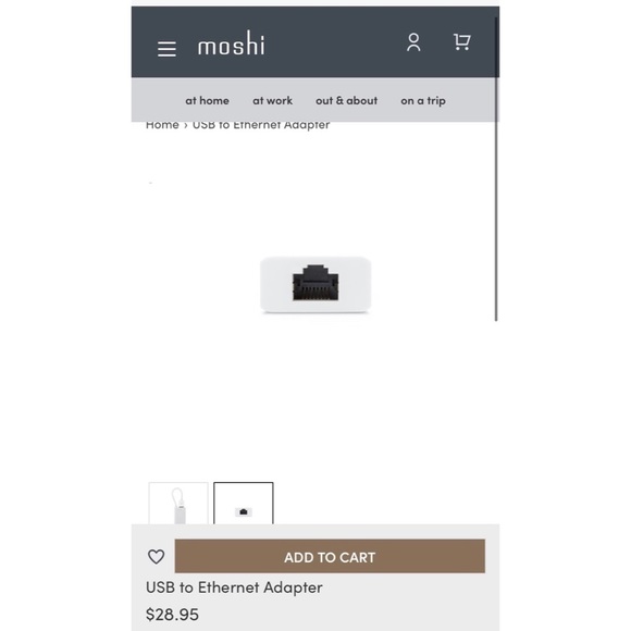 Moshi USB to Ethernet Adapter - Picture 8 of 10